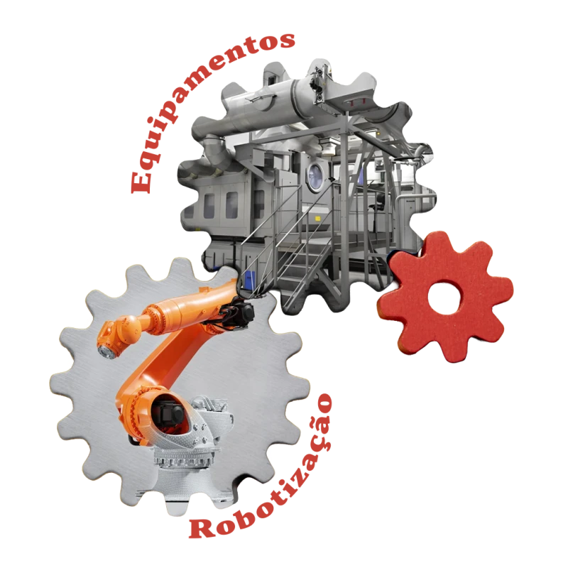 Grandes investimentos em tecnologia na área fabril.